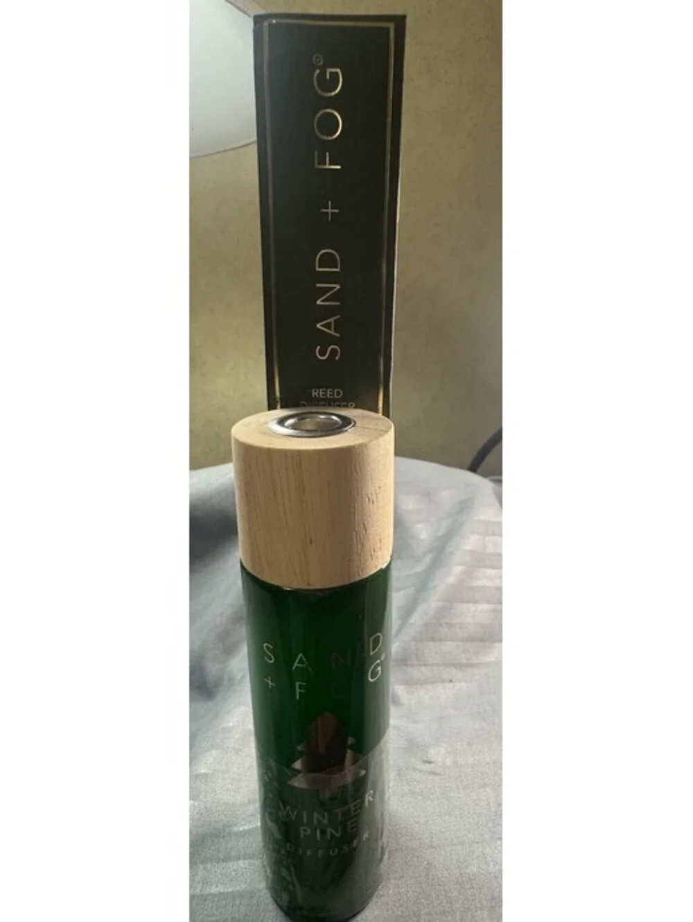 Sand + Fog Winter Pine Reed Diffuser 3.38 oz 100mL Green Holiday New